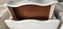 Load image into Gallery viewer, Ornate Curved 3-Drawer White Side Table (1)
