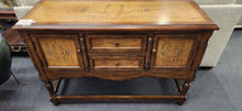 Load image into Gallery viewer, Painted Rectangular Wood Cabinet with Storage
