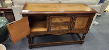 Load image into Gallery viewer, Painted Rectangular Wood Cabinet with Storage
