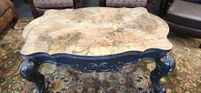 Load image into Gallery viewer, Ornate Textured Top Carved Wood Coffee Table (1)
