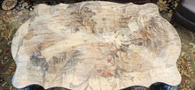 Load image into Gallery viewer, Ornate Textured Top Carved Wood Coffee Table (1)
