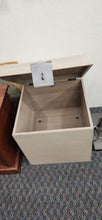 Load image into Gallery viewer, Pier 1 Gray Lift Top Opens Storage Box
