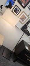 Load image into Gallery viewer, Modern Tall Arched White Shade Floor Lamp Switch Base
