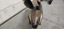 Load image into Gallery viewer, Metal Saddleback Pig Yard Art 24" x 36"
