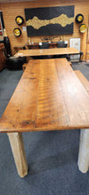 Load image into Gallery viewer, Custom Sawmill Wood Table with 3-Bench Seats
