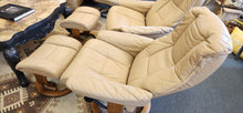 Load image into Gallery viewer, Stressless Ekornes Medium Recliner Swivel with Ottoman
