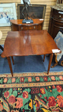 Load image into Gallery viewer, Gaming Rotating Fold-Over Twist Top Scalllope Edge Table Vintage

