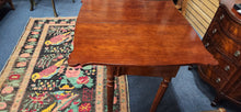 Load image into Gallery viewer, Gaming Rotating Fold-Over Twist Top Scalllope Edge Table Vintage
