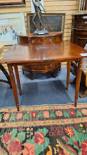 Load image into Gallery viewer, Gaming Rotating Fold-Over Twist Top Scalllope Edge Table Vintage
