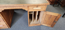Load image into Gallery viewer, Antique Desk American Quarter Sawn Oak, as is
