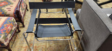 Load image into Gallery viewer, Wassily Marcel Breuer Styled Chrome Leather Chair FIRM
