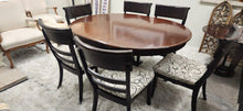 Load image into Gallery viewer, Dining Table with 1-Leaf + 6 Chairs Bassett Furniture
