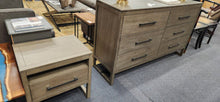 Load image into Gallery viewer, Six Drawer Dresser with Metal Handles 66 w x 21 d x 39 h

