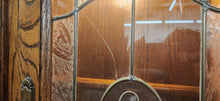 Load image into Gallery viewer, Lighted China 2-Piece Cabinet Stained Etched Glass as is
