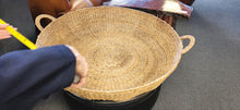 Load image into Gallery viewer, Large 36" Round Woven Basket with handles 8" deep Base Ring

