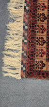 Load image into Gallery viewer, Antique Afghanistan Quality Hand-Knotted Wool Long Fringe Rug
