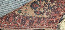 Load image into Gallery viewer, Antique Afghanistan Quality Hand-Knotted Wool Long Fringe Rug
