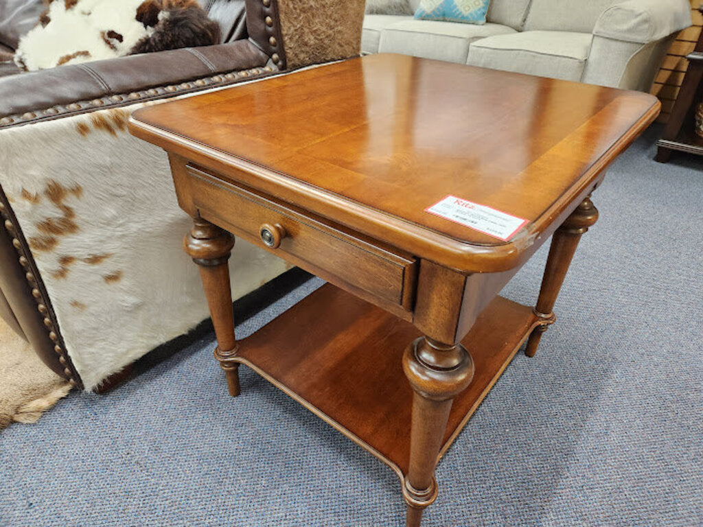 Bassett Wood End Table with drawer (1) each
